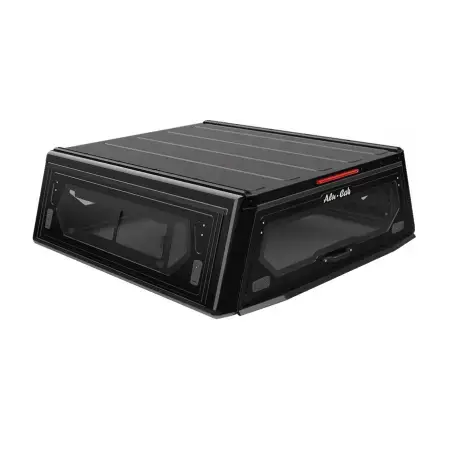 Hardtop Contour noir lisse avec fenêtre latérale pour Volkswagen Amarok 2023+ DC Alu-Cab